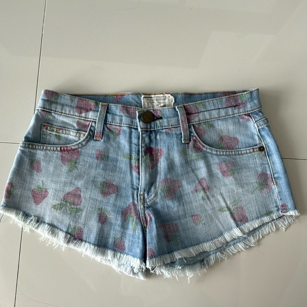 Current/Elliot Strawberry Gam Shorts